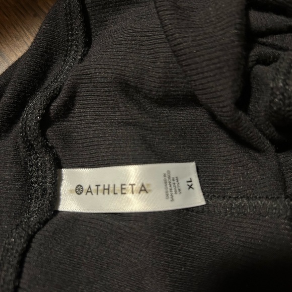 Athleta Modal Blend Black Women's Athletic Shorts - Picture 4 of 5
